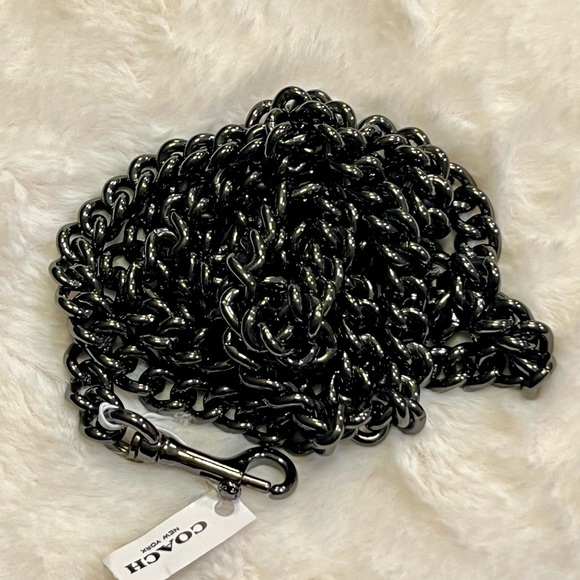 Coach Accessories - Coach Black Chain Strap